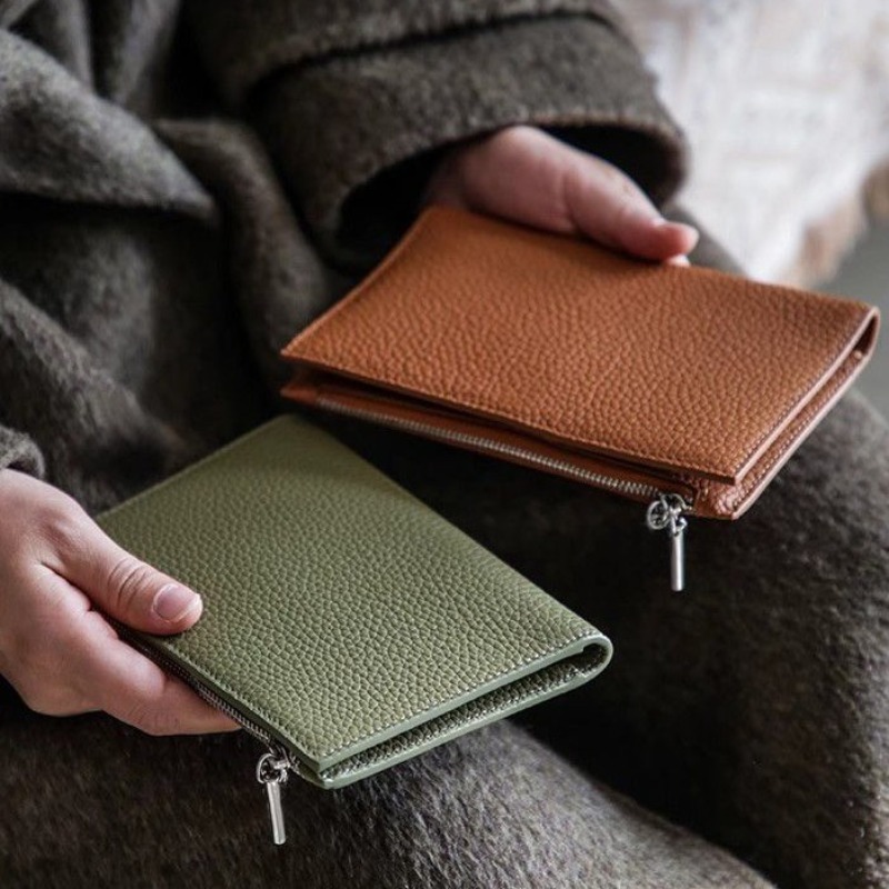 Card Top Loader - Capa de couro para passaporte, capa