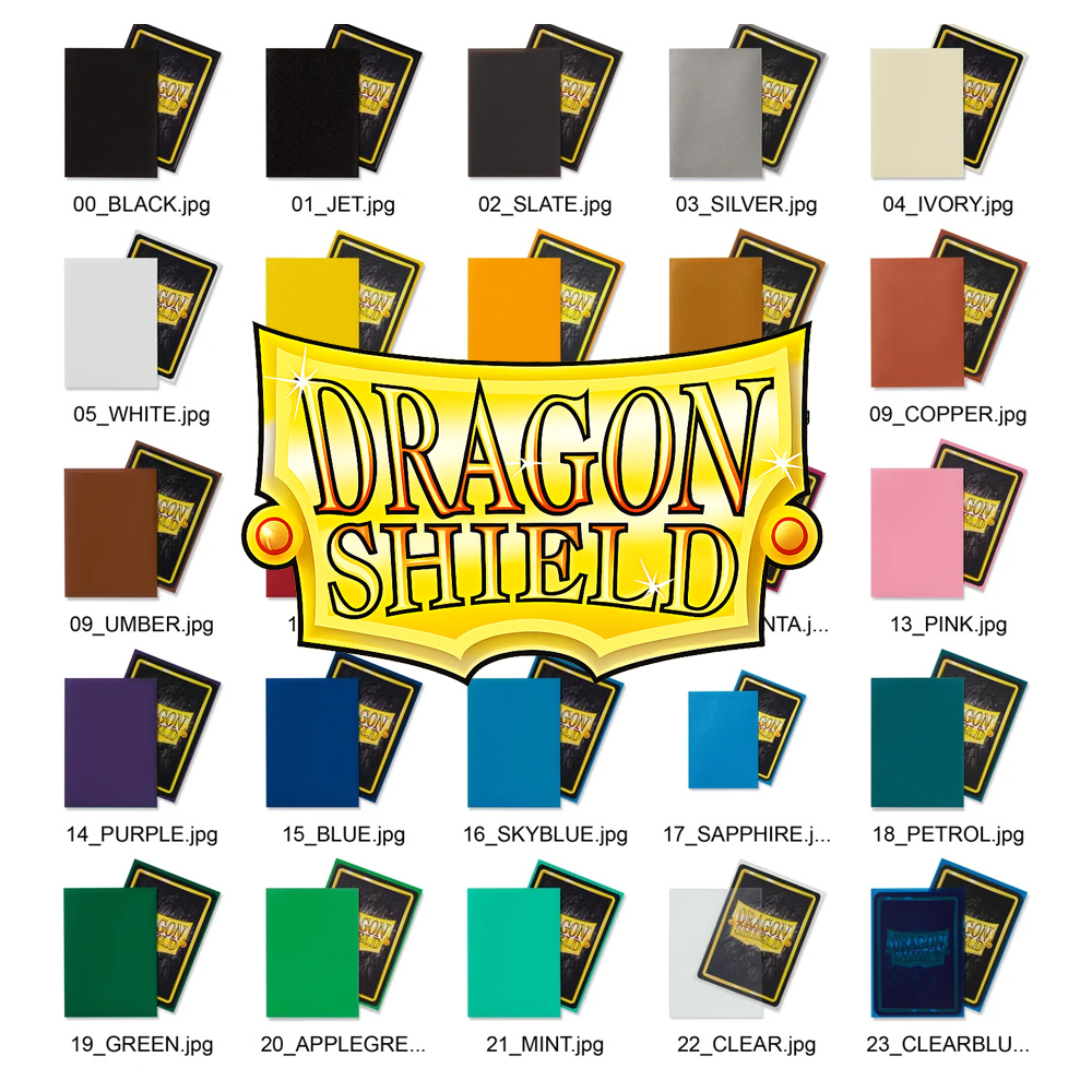 Card Penny Sleeve - 100PCS Protetores de Cartas Dragon Shield