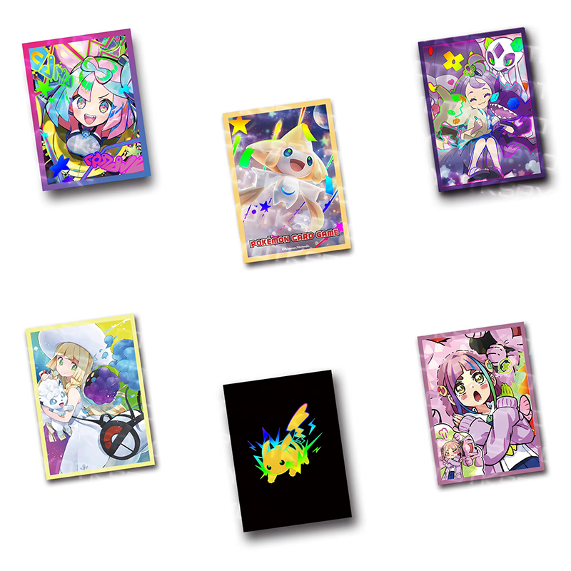 Card Penny Sleeve - 60 Pçs/set 67x92mm Anime Pokémon Jogo