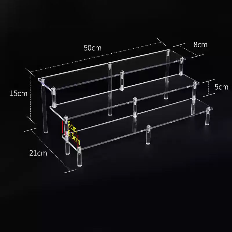 Pop Display Shelf - Prateleira de exibição riser de acrílico,
