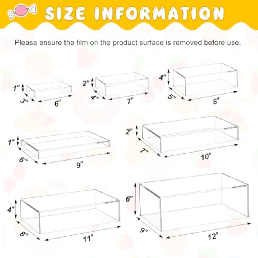 Conjunto de suportes para mesa - Display Risers Set avaliação e preço