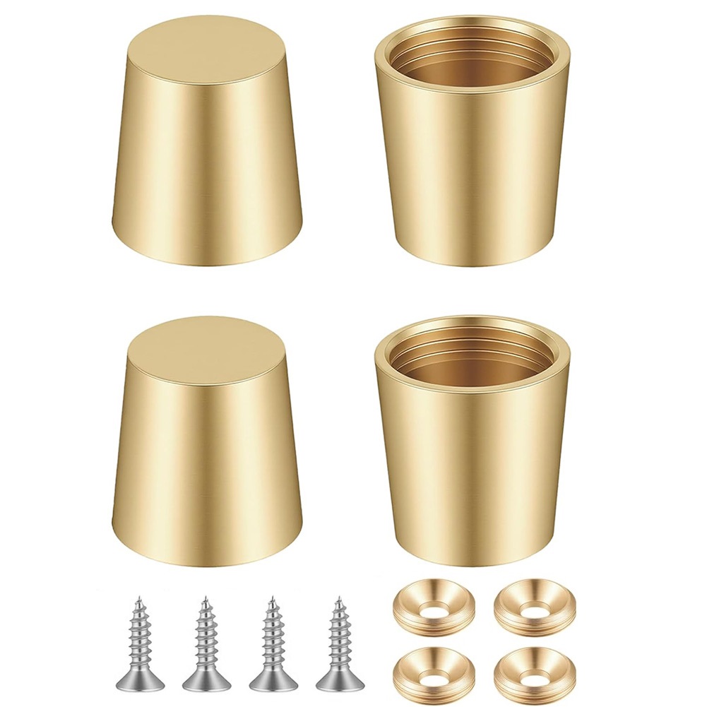 4 Peças de Pés de Latão com Al - Display Risers Set avaliação e preço