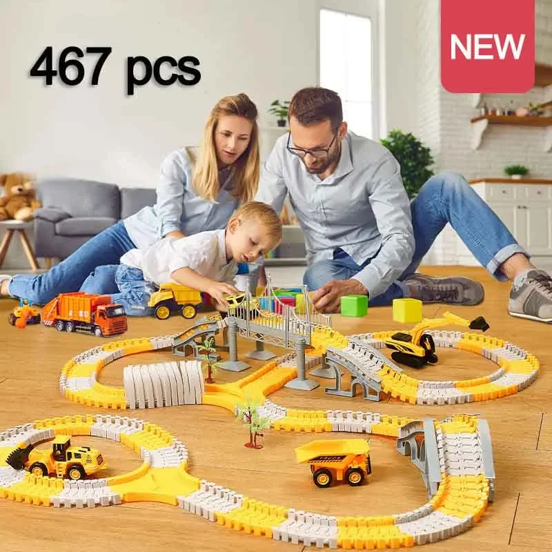 137-467 pçs crianças pista elé - Hot Wheels Car Track Sets avaliação e preço