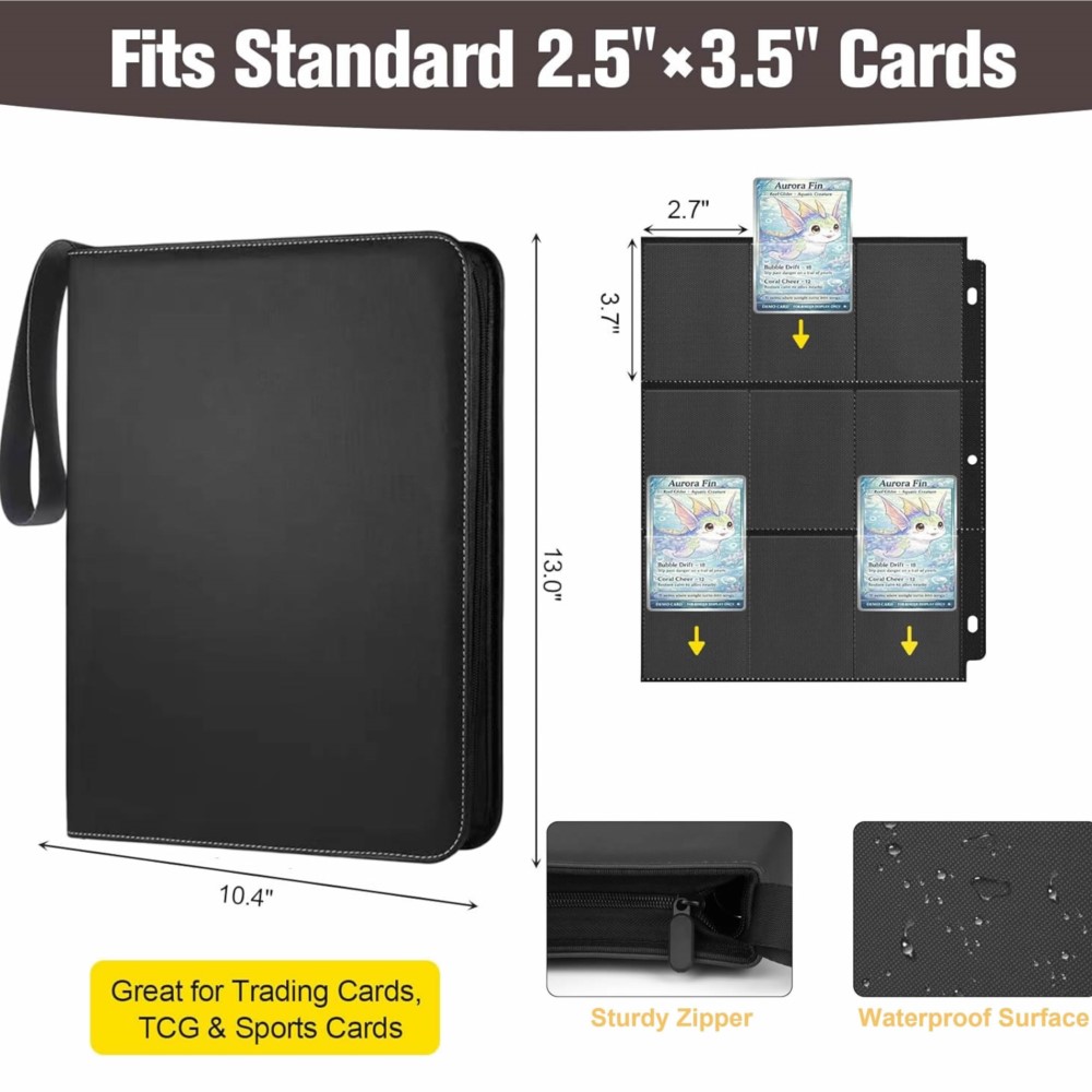 Álbum de Cartas com 900 Bolsos - Card Penny Sleeve avaliação e preço