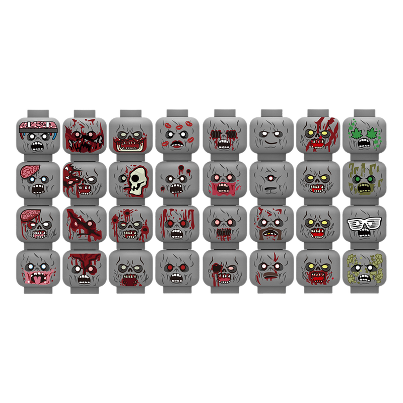 Blocos de Montar de Cabeças co - Lego Minifigure Holder avaliação e preço